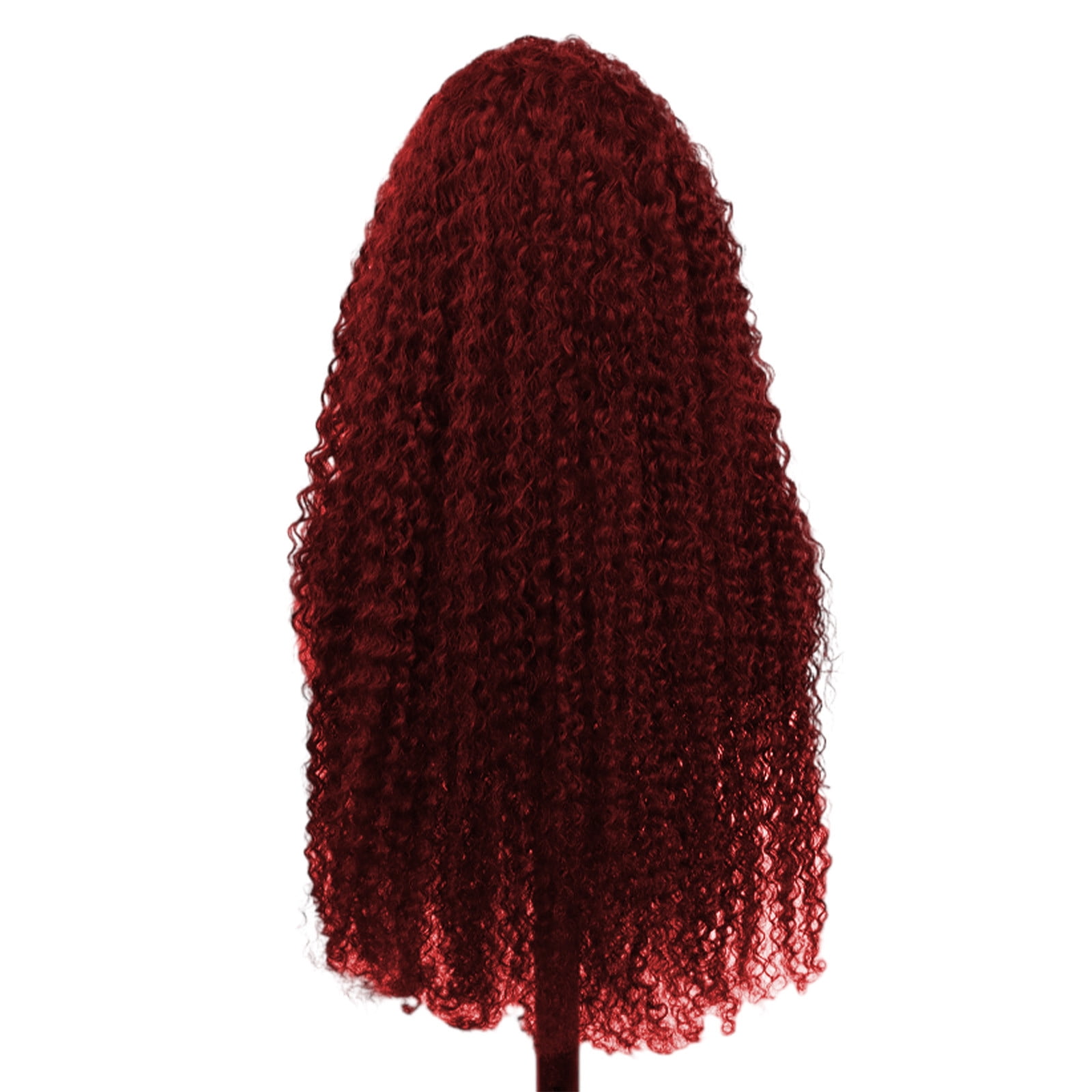 LEHOZIHEQ Burgundy Lace Front Wigs,13x6 HD Lace Front Wigs, Black Women Glueless Wigs Human Hair Pre Plucked Deep Curly Wet and Wavy Wig 24-32 Inch