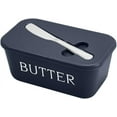 thumbnail image 1 of LEHOZIHEQ Butter Dish with Lid, Countertop & Fridge Butter Keeper, with Stainless Steel Multipurpose Butter Knife, Dishwasher Safe, 1 of 1