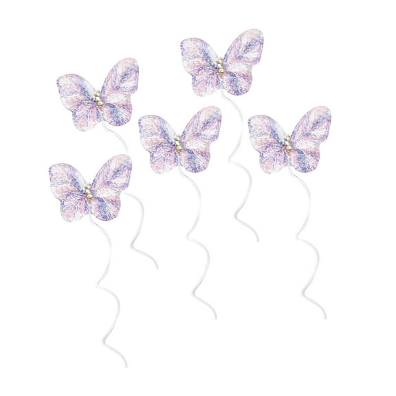 LEHOZIHEQ Butterfly Cake Toppers, Waterproof Butterfly Cupcake Topper, Happy Birthday Cake Topper, for Girls Women's Cake Party Decorations