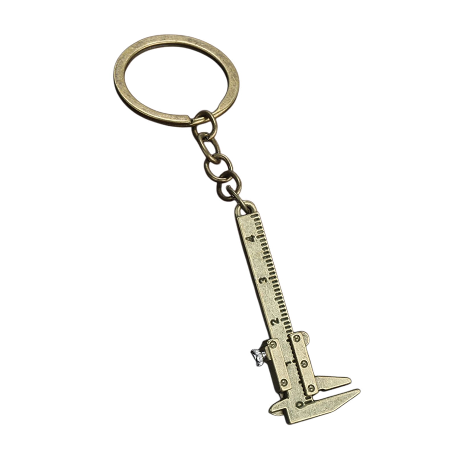 LEHOZIHEQ Car Keychain, Mini Vernier Caliper Keychain, Fashion ...