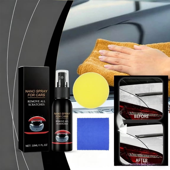 LEHOZIHEQ Ceramic Spray, Ceramic Coating Spray, Easy to Apply, Seals & Shields Cars Clear Coat, Hydrophobic Protection & High-Gloss Shine