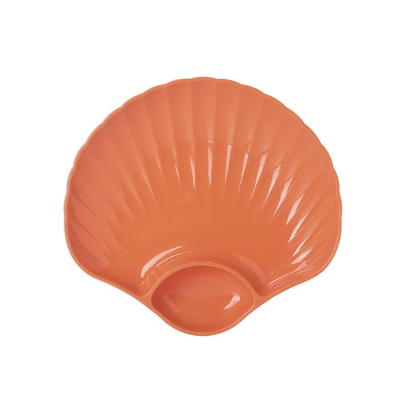 LEHOZIHEQ Chip and Dip Serving Platter Set, Plastic Divided Party Trays, Divided Snack Serving Dishes for Appetizer, Sushi, Taco Salsa, Charcuterie, Reusable