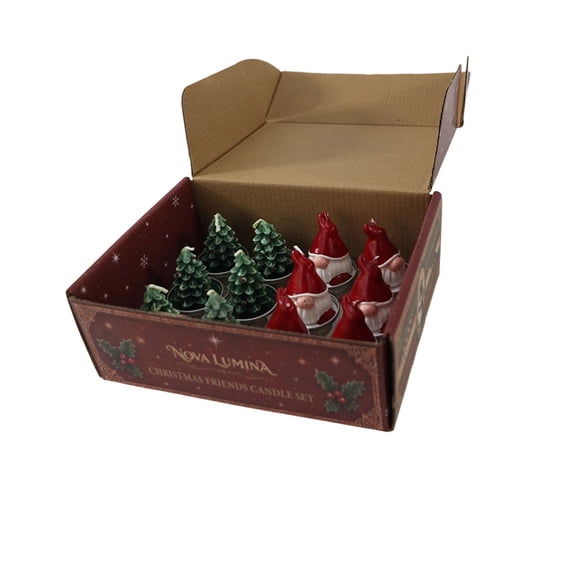 LEHOZIHEQ Christmas Candles, Candles for Home Scented Winter Holiday, Natural Soy Wax Candle Bulk Mini Candle Gift Set for Men Women Holiday Christmas Winter Dcor Set Of 12