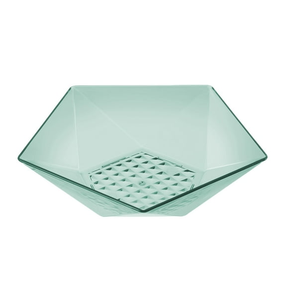 LEHOZIHEQ Clear Plastic Serving Bowls, Transparent Pentagram Fruit Transparent Containers, Square Plastic Buffet Containers for Chips, Snacks, Mints, Salad Bar, Snack Bowl Parties