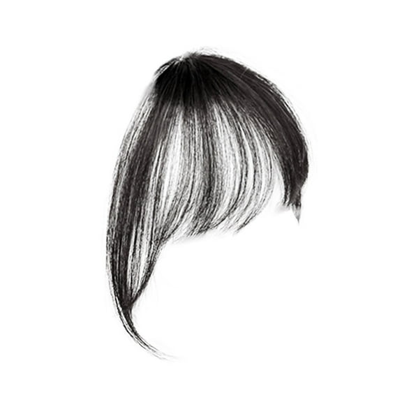 LEHOZIHEQ Clip in Bangs, Fake Bangs Hair Clip on Bang for Women, Natural Wispy Bang Fringe with Temples Hairpieces Extensions for Daily Wear