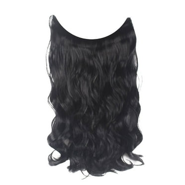 LEHOZIHEQ Clip in Hair, Extensions Natural Full Head Hair Extension Hairpiece for Women, Invisible Wire Human Hair Extensions