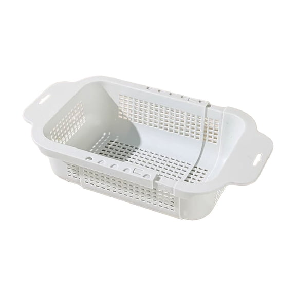 LEHOZIHEQ Collapsible Colander for Kitchen, Over the Sink Strainer Basket for Kitchen, Fruit Pasta Food Strainer Expandable Plastic Colander BPA Free