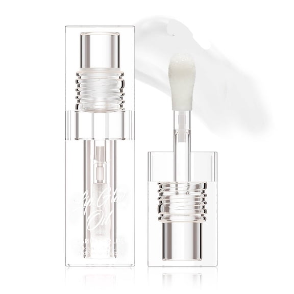 LEHOZIHEQ Color Changing Lip Oil, Long Lasting Moisturizing Smooth Non-Sticky Transparent Plumping Lip Glow Oil(3.5ml)