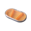 thumbnail image 1 of LEHOZIHEQ Compact Pill Organizer, 3 Compartments Portable Pill Case, Portable Travel Pill Case Fit for Purse or Pocket, Pill Box for Fish Oils, Supplement, Vitamins, 1 of 6