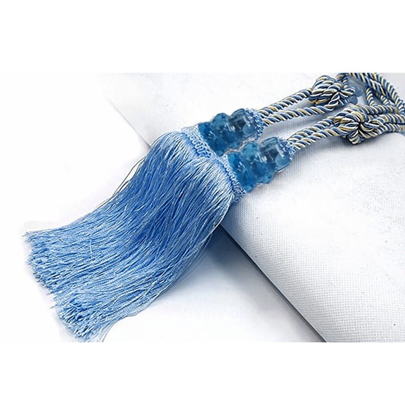 LEHOZIHEQ Curtain Tiebacks, Tassel Drapery Tie-Backs Rope, Handmade Holdbacks Home Office Hotel Decorative