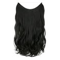 thumbnail image 1 of LEHOZIHEQ Deals Clip in Wavy Hair Extensions, Clip in Curly Hair Extensions, 20 Inches Natural Black Long Synthetic Hairpieces Bouncy Curly Hair Extensions for Women, 1 of 1