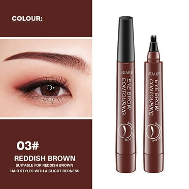 LEHOZIHEQ Deals Eyebrow Pen, 2-in-1 Waterproof Eyebrow Pencil with 4 Tip Microblading Brow Pen and Ultra-Precise Brow Pencil, with Dual-ended Eyebrow Brush, Eyebrow Makeup for Natural Looking