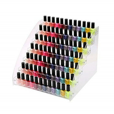 LEHOZIHEQ Deals Nail Polish Clear Makeup Display Stand Rack Organizer 7 Layer