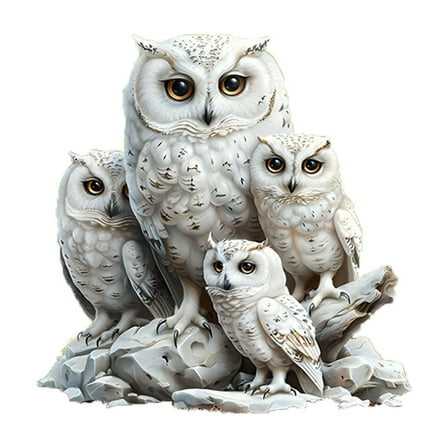 LEHOZIHEQ Desk Decoration, Owl Outdoor Statue Figurine Decoration, Modern Statue Figurines Table Ornaments, for Garden, Patio, Home Decor Statue