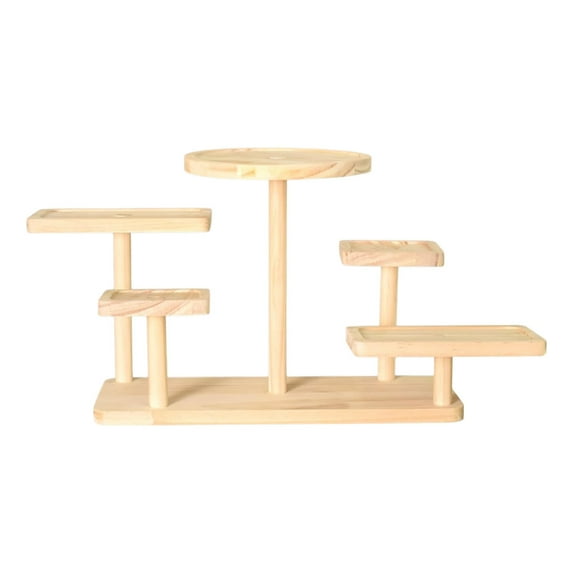 LEHOZIHEQ Desktop Plant Stand Indoor, Adjustable Wooden Succulent Table Top Window Sill Plant Shelf for Desk, Desktop, Corner Living Room