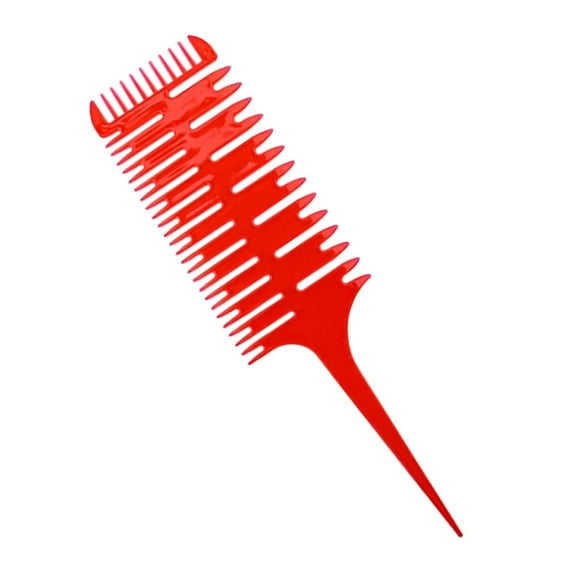 LEHOZIHEQ Double-sided Wide Fine Tooth Highlighting Comb Hairdressing Comb Hairtool