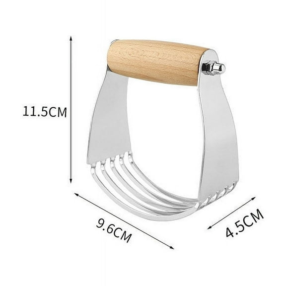 LEHOZIHEQ Dough Blender, Pastry Cutter For Baking, Top Professional Pastry Cutter, Heavy Duty Pastry Blender Stainless Steel, for Easy Mixing
