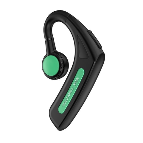 LEHOZIHEQ Ear Hook Bluetooth Headphone, Painless Single Ear Wireless Headset Long Playtime, Lightweight Bone Conduction Headphone