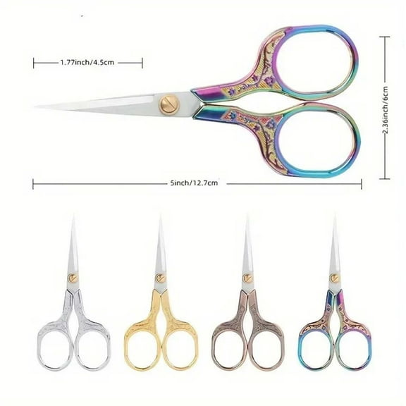 LEHOZIHEQ Embroidery Sewing Scissors, Embroidery Scissors Crafting Threading Scissors, for DIY Tools Dressmaker Everyday Use