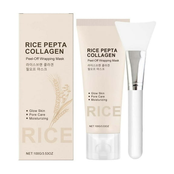 LEHOZIHEQ Exfoliating Facial Mask, Facial Scrub and Face Mask, Non-Abrasive Face Exfoliator Improves Acne Scars, Blackheads, Pore Size, and Skin Texture.