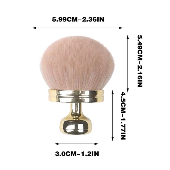 LEHOZIHEQ Extra Large Body Makeup Brush for Self Tanner, Self Tan Back Applicator, Wide-headed Kabuki Brush for Bronzers Blend Self Tanning Applicator, Oval Face Leg Makeup Brush