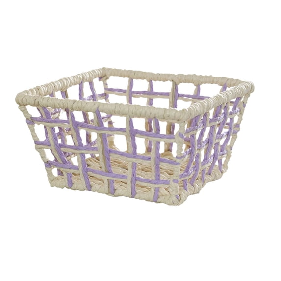 LEHOZIHEQ Extra Large Wicker Baskets with Handles, Hyacinth Basket, Baskets for Organizing, Water Hyacinth Storage Basket, Wicker Storage Baskets for Shelves, Woven Baskets