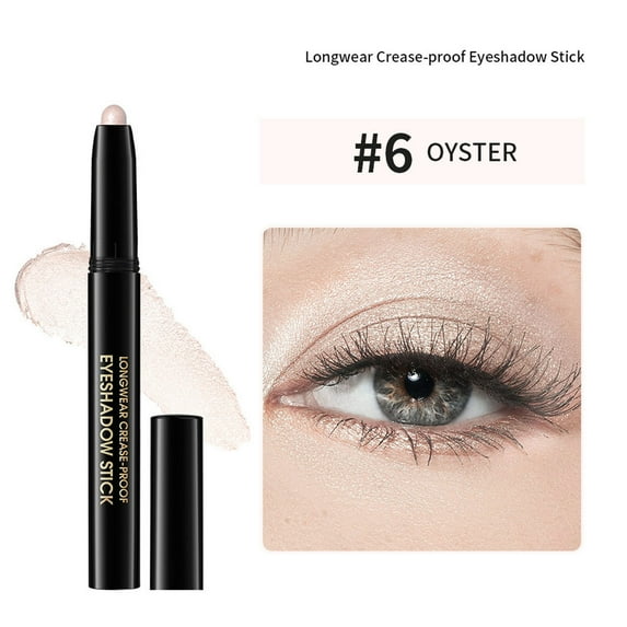 LEHOZIHEQ Eyeshadow Pen, Cream Eyeshadow Stick, 1.6g Matte Pearlescent Gradient Lazy Eye Pen Brightening Highlight for Under Eye Silkworm Makeup