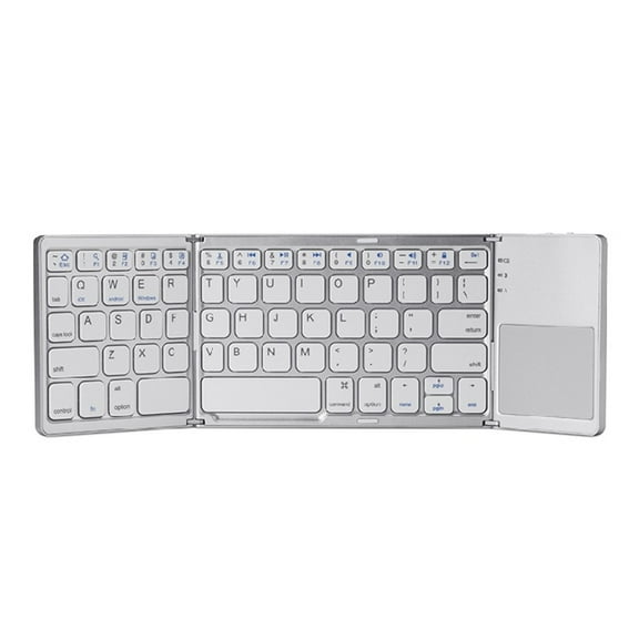 LEHOZIHEQ Foldable Bluetooth Keyboard, Portable Wireless Keyboard, Rechargeable Full Size Ultra Slim Pocket Folding Keyboards for Android Windows iOS Tablet & Laptop
