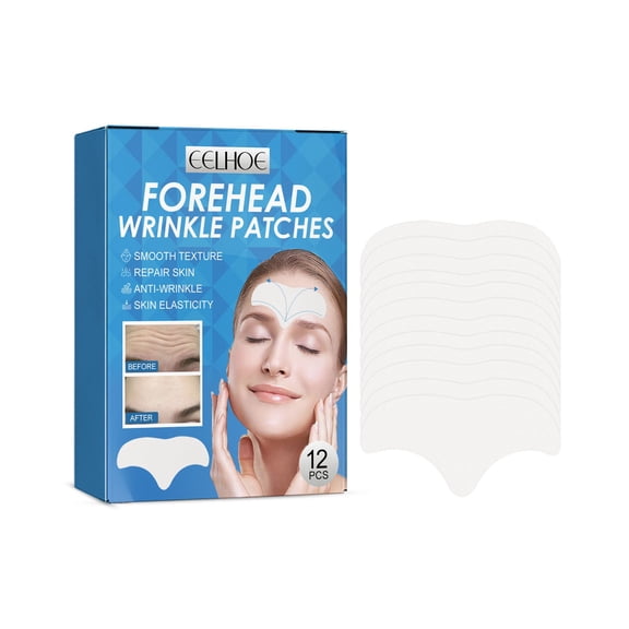 LEHOZIHEQ Forehead Wrinkle Patches, Anti-Wrinkle Face Patches for Forehead Fine, Frown, Smile Lines, Forehead Wrinkle Treatment