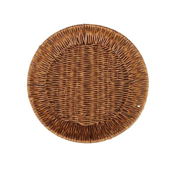 LEHOZIHEQ Fruit Baskets Bowl for Kitchen Counter, Small Round Bread Woven Wicker Basket, Candy Bowl Dish for Fruits, Breads, Vegetables,Snacks, Food