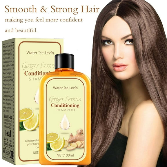 LEHOZIHEQ Ginger And Lemon Shampoo Hair Repair For Split Ends Conditioner For Dry And Frizzy Hair Hair Shampoo 100ml