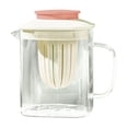 thumbnail image 1 of LEHOZIHEQ Glass Water Pitcher With Fruit Infuser, Wide Mouth Infused Cold Hot Water Jug Carafe With Lid, For Homemade Drinks Container, 1 of 7