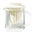 thumbnail image 1 of LEHOZIHEQ Glass Water Pitcher With Fruit Infuser, Wide Mouth Infused Cold Hot Water Jug Carafe With Lid, For Homemade Drinks Container, 1 of 7