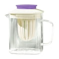 thumbnail image 1 of LEHOZIHEQ Glass Water Pitcher With Fruit Infuser, Wide Mouth Infused Cold Hot Water Jug Carafe With Lid, For Homemade Drinks Container, 1 of 7