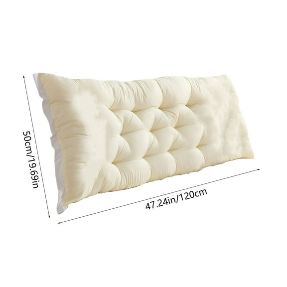 LEHOZIHEQ Headboard Pillow, Soft Daybed Pillows Bolster Pillow for Bed & Couch Long Pillow for Bed Decorative, for Bed Back Pillow for Sitting in Bed Wedge Pillow Headboard