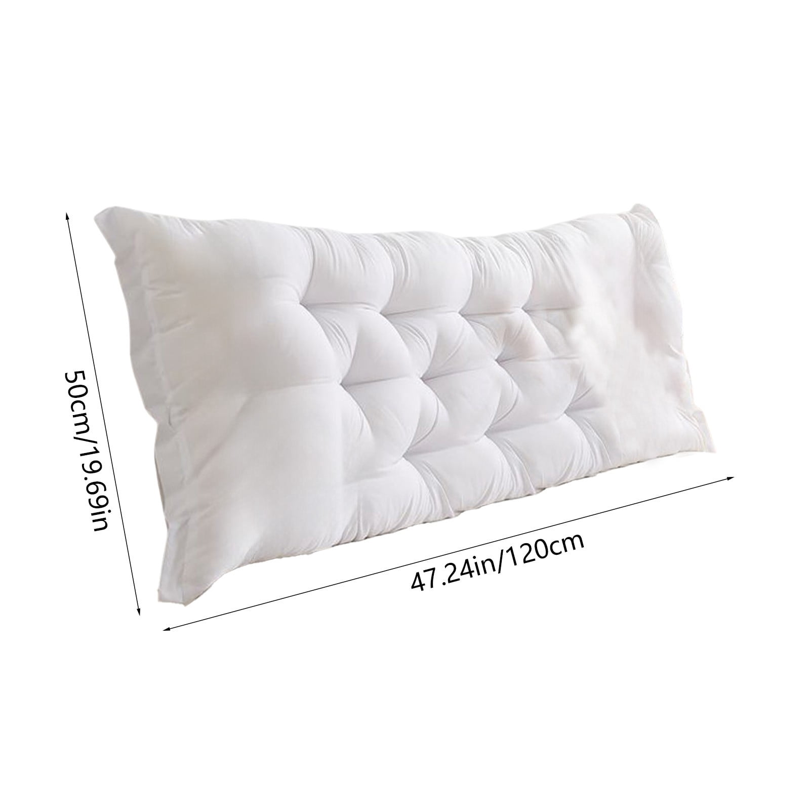 LEHOZIHEQ Headboard Pillow, Soft Daybed Pillows Bolster Pillow for Bed & Couch Long Pillow for Bed Decorative, for Bed Back Pillow for Sitting in Bed Wedge Pillow Headboard