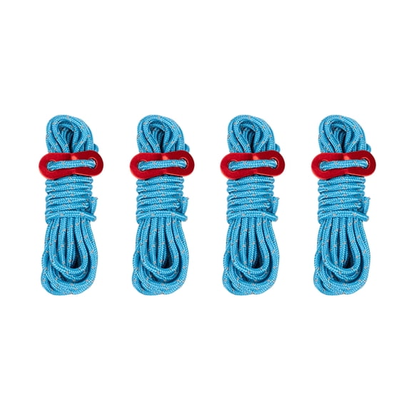 LEHOZIHEQ High-Reflective Guy Lines, 4mm Tent Cords High-Strength Lightweight Camp Ropes, for Tent, Tying Down Tarps, Camping, Outdoor Packaging