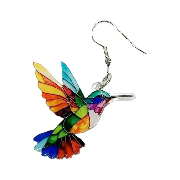 LEHOZIHEQ Hummingbird Earrings, Hypoallergenic Cute Bird Earrings For Women Bird Lovers, Holiday Fashion Jewellery Gifts