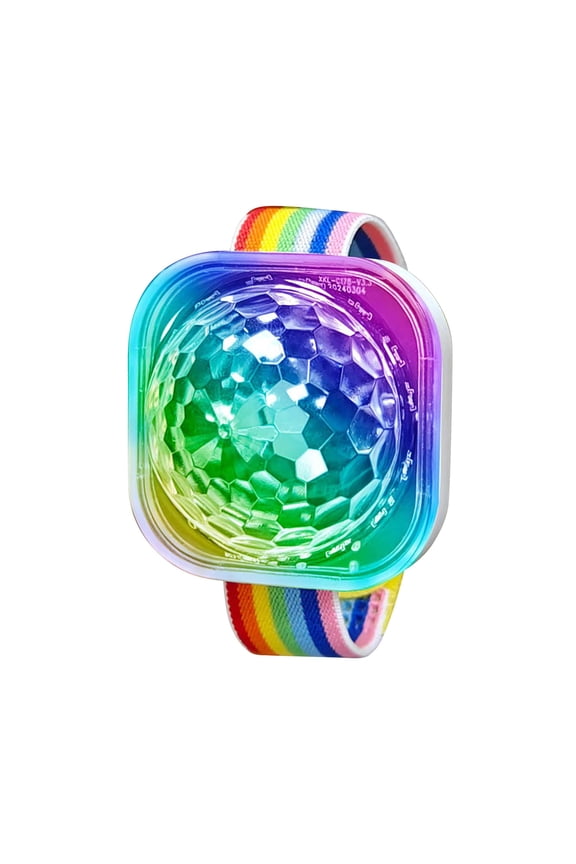 LED Party Favor Bands, Disco Ball Light, Wearable Mini Portable LED Lamp Night Strobe Watch Bracelet, for Event Bags, Holiday Gifts, Party Supplies