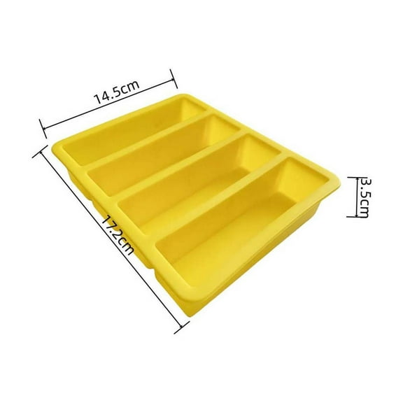 LEHOZIHEQ Ice Cube Tray, for Freezer, Easy to Push 4 Giant Rectangle Cubes, Use for Cocktails, Iced Coffee, Water Bottle, Frozen Puree
