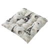LEHOZIHEQ Indoor/Outdoor Tufted Seat Cushions for Patio Furniture, 15 x15 in Yellow Outdoor Chair Cushions - Overstuffed Patio Furniture Cushions for Wicker Chair