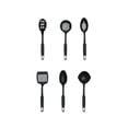 thumbnail image 1 of LEHOZIHEQ Kitchen Utensils Set of 6, Silicone Utensils Kitchen Tools Set, for Frying Serving Flipping Draining, Dishwasher Safe, 1 of 9