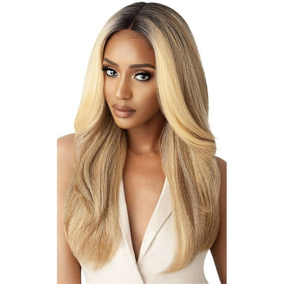 LEHOZIHEQ Long Black Wig with Bangs, Medium Hair Straight Hair Long Gradient Color Long Wig, Straight Wigs for Women, Synthetic Heat Resistant Wigs for Girls Daily Party Use Natural Looking