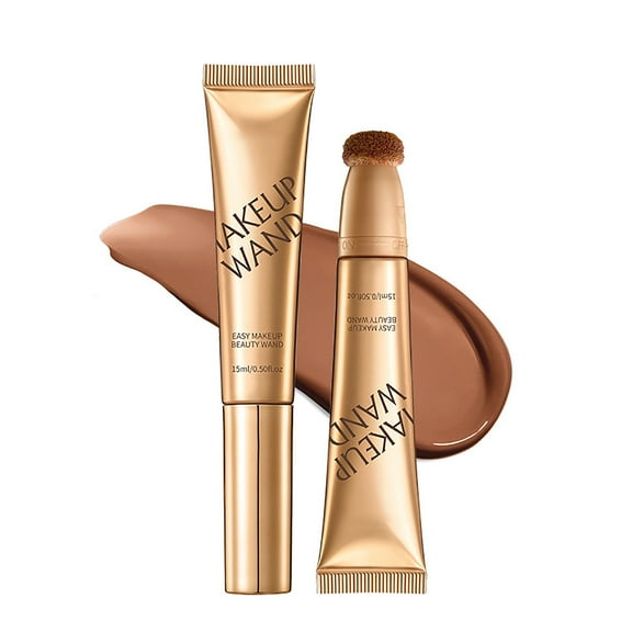 LEHOZIHEQ Long Lasting Contour Stick With, Cushion Applicator, Liquid Wand, Cream Smooth, Bronzer Stick Lightweight for Face, Vegan & Cruelty-Free(A)