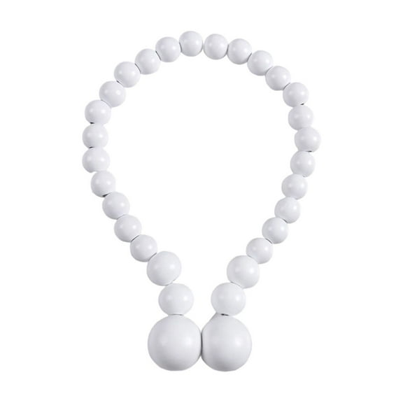 LEHOZIHEQ Magnetic Curtain Tiebacks, Strong Magnetic Boho Curtain Tiebacks Holders, Pearl Ties Holder Decorative for Home Office Decor Curtain tie Backs