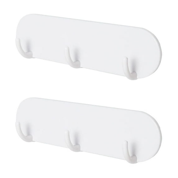 LEHOZIHEQ Magnetic Key Holder with 2 Hooks for Refrigerator, Kitchen, and Laundry Rooms, Multi Purpose Storage Hooks
