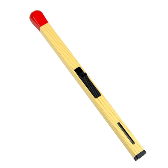 LEHOZIHEQ Match Shape Candle Lighter - Slim Butane - Gas Refillable, Adjustable Large Stick Lighter Kitchen Camping Lighter (Without Butane)