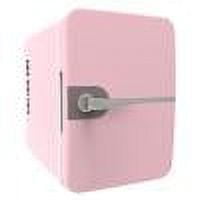 LEHOZIHEQ Mini Fridge 6L, Car Refrigerator Mini Refrigerator, Home Beauty Refrigerator, Skincare Fridge Cooler, AC DC Powered, Portable Small Refrigerator for Skincare, Cosmetics, Home and Car