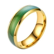 LEHOZIHEQ Mood Ring for Women, Vintage Rings Jewelry, Mood Ring Temperature Control Color Change Mood Ring
