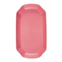 LEHOZIHEQ Octagonal Plastic Tray, Serving Tray for Entertaining, Reusable Plastic Trays for Serving Food and Pantry Organization in Kitchen & for Parties
